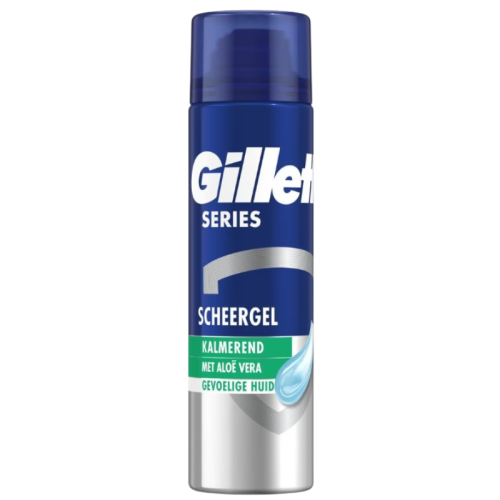 Gillette Sensitive Skin Series - Żel do Golenia z Aloesem - 200 ml