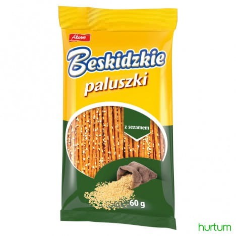 Aksam - Beskidzkie Paluszki z sezamem - 60 g