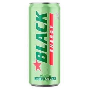 Black Energy - Napój gazowany Mojito zero cukru - 250 ml