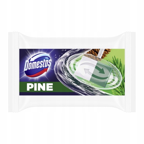 Domestos - Kostka toaletowa do WC 3W1 Sosna zapas - 35 g