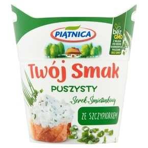 Piątnica Twój Smak Puszysty - Serek kremowy ze szczypiorkiem - 150 g