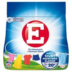 E - Proszek do prania kolorowych i ciemnych tkanin - 1,1 kg (20 prań)