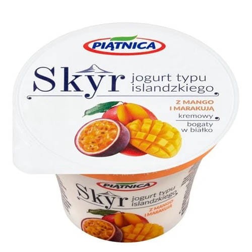 Piątnica - Skyr Jogurt typu islandzkiego z mango i marakują - 150 g