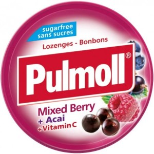 Pulmoll - Pastylki o smaku owoców leśnych, bez cukru - 45 g