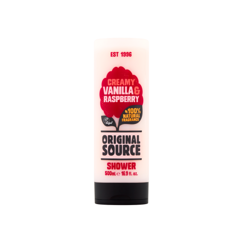 Original Source - Żel pod prysznic Vanilla&Raspberry - 500 ml