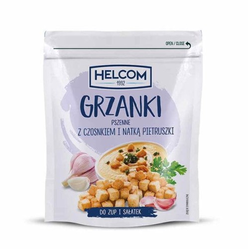 Helcom - Grzanki pszenne z czosnkiem i natką pietruszki - 100 g