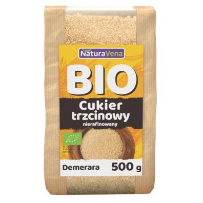 NaturAvena - Cukier trzcinowy nierafinowany Demerara Bio - 500 g