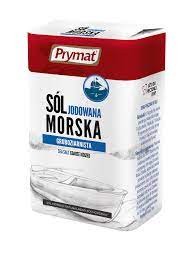 Prymat - Sól morska jodowana gruboziarnista - 900 g