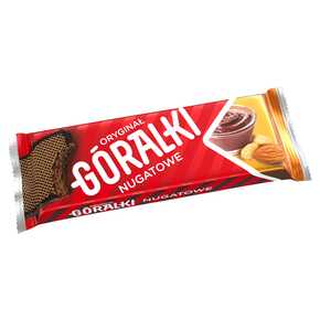 Góralki - Wafelek w polewie kakaowej z nadzieniem nugatowym - 45 g