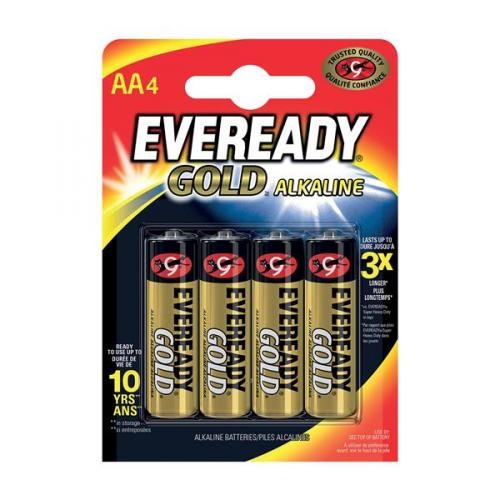 Eveready - Baterie AA Gold 1553484, 1.5 V, alkaliczno-manganowe -  (4 sztuki)