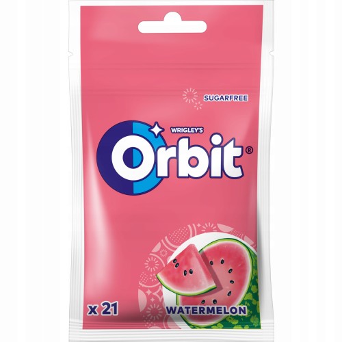 Orbit - Guma żucia bez cukru Watermelon - 29 g (21 drażetek)