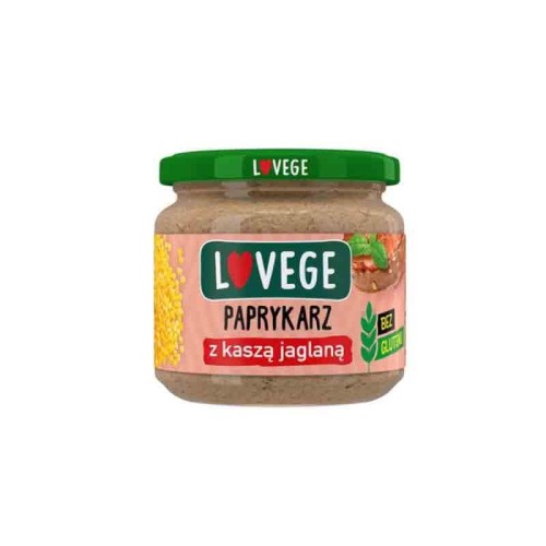 Lovege - Paprykarz z kaszą jaglaną - 180 g