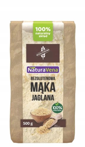 NaturaVena - Mąka jaglana bezglutenowa - 500 g