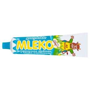 SM Gostyń - Mleko zagęszczone słodzone waniliowe w tubce - 150 g