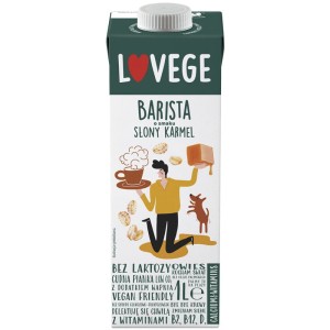 Lovege - Napój owsiany o smaku słony karmel dla baristów - 1 l