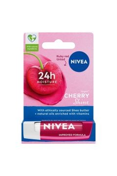 Nivea - Pomadka do ust Cherry Shin 24H Mett-In Moisture pielęgnująca - 4,8 g
