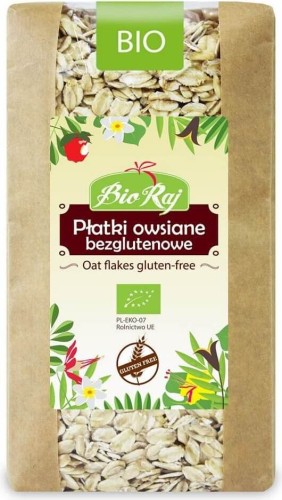 Bio Raj - Płatki owsiane bezglutenowe - 350 g