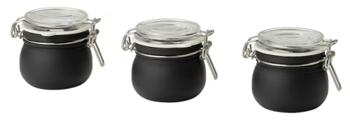 Ikea - Słoik z pokrywką Korken -  (3 sztuki)