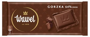 Wawel - Czekolada Gorzka 64% cocoa - 90 g
