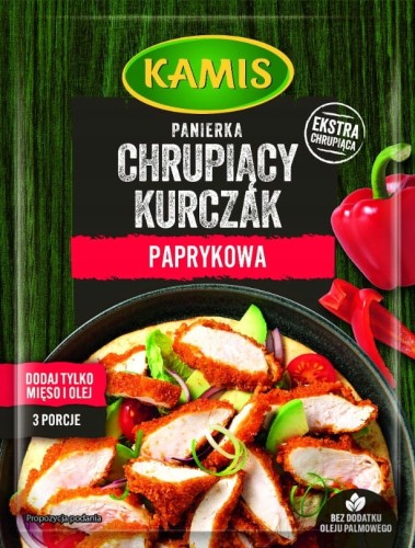 Kamis - Panierka Chrupiący Kurczak paprykowy - 70 g