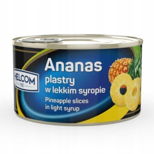 Helcom - Ananas plastry w syropie - 227 g