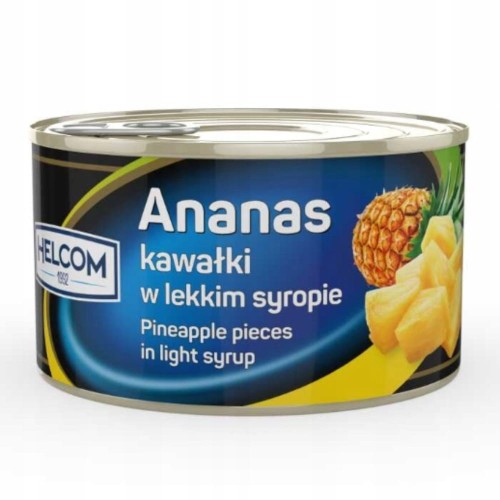 Helcom - Ananas kawałki w syropie - 227 g