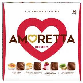 Amoretta - Praliny w czekoladzie mlecznej w czterech smakach Desserts - 106 g