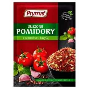 Prymat - Suszone pomidory z czosnkiem i bazylią - 15 g