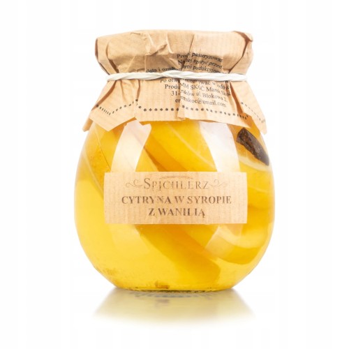 Spichlerz - Cytryna w syropie z wanilią - 260 g