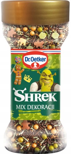 Dr. Oetker - Posypka Shrek mix dekoracji - 52 g