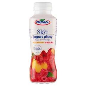 Piątnica - Jogurt pitny Skyr nektarynka-malina - 330 ml