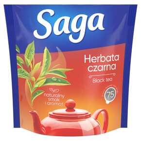 Saga - Herbata czarna ekspresowa aromatyzowana - 105 g (75 torebek)