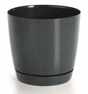 Prosperplast - Doniczka okrągła z podstawką Coubi -  (1 sztuka)