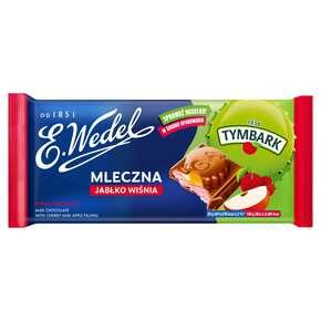 E. Wedel - Czekolada Mleczna z nadzieniem jabłkowym i wiśniowym - 100 g