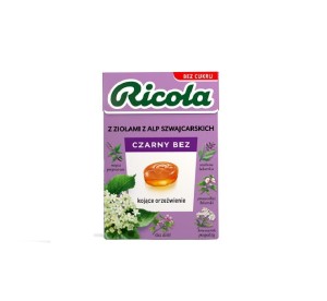 Ricola - Szwajcarskie cukierki ziołowe czarny bez - 27,5 g