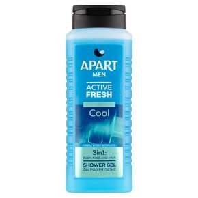 Apart Men - Żel pod prysznic active fresh cool 3w1 - 500 ml