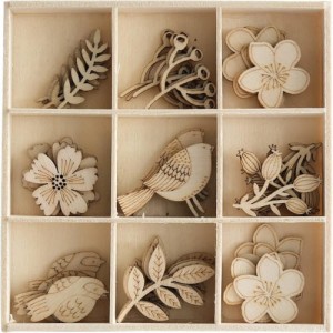 Galeria Papieru - Ozdoba dekoracyjna drewniana Ogród -  (1 sztuka)