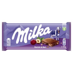 Milka - Czekolada mleczna Raisin & Nut - 90 g