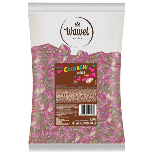 Wawel - Cukierki nadziewane wiśniowe COCOACH! - 1 kg