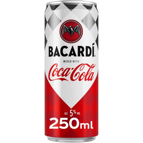 Bacardi - Drink coca-cola z rumem 5% - 250 ml