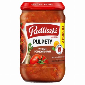 Pudliszki - Pulpety w sosie pomidorowym - 590 g