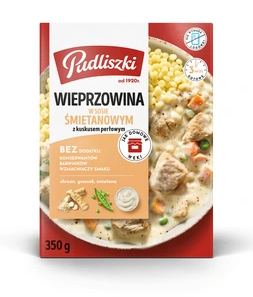 Pudliszki - Wieprzowina w sosie śmietanowo-chrzanowym - 350 g