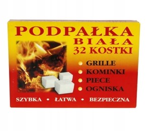 Rydełkiewicz - Podpałka rozpałka biała do grilla -  (32 kostki)