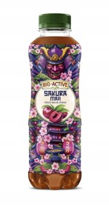 Big-Active - Napój owocowo-herbaciany o smaku wiśniowym Sakura Maji - 500 ml