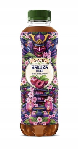 Big-Active - Napój owocowo-herbaciany o smaku wiśniowym Sakura Maji - 500 ml