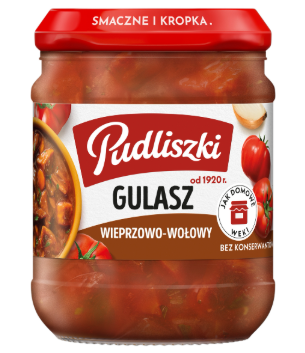 Pudliszki - Gulasz wieprzowo-wołowy - 460 g