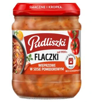Pudliszki - Flaki wieprzowe w sosie pomidorowym - 450 g