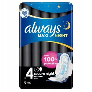 Always - Podpaski Maxi Night -  (6 sztuk)