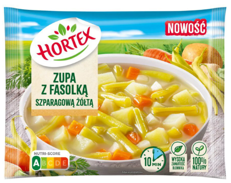 Hortex - Zupa z fasolką szparagową żółtą - 450 g