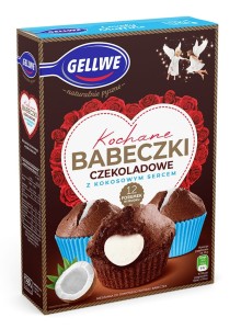 Gellwe - Kochane babeczki czekoladowe z kokosowym sercem - 311 g